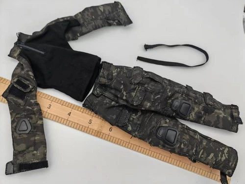 VERYHOT TOYS M001 1/6 Scale BRAVO 0-7 Ghost Uniform & Belt Model for 12" Figure