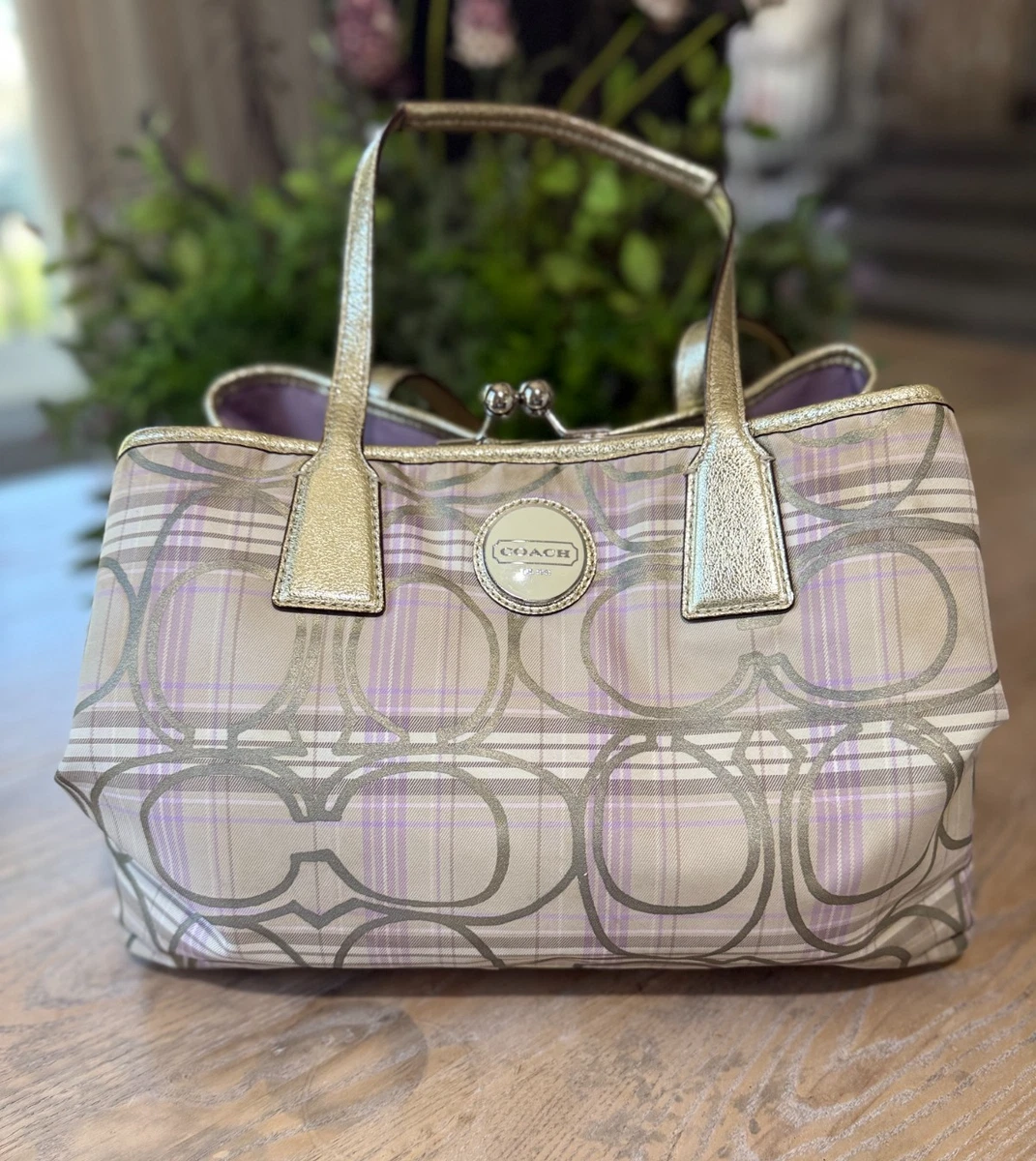 Coach Poppy Plaid Shoulder Bag Bags & Handbags for Women for sale
