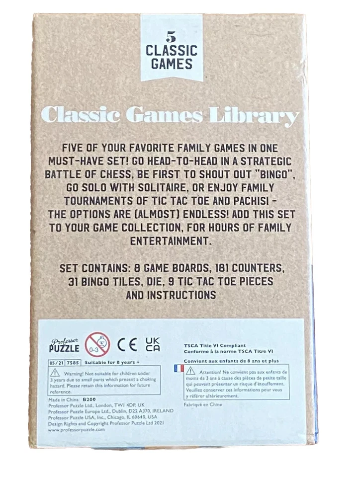 Ultimate Game Bundle! Mini Classics Like Chess, Pachisi, Bingo, etc. SEALED - Image 3 of 4