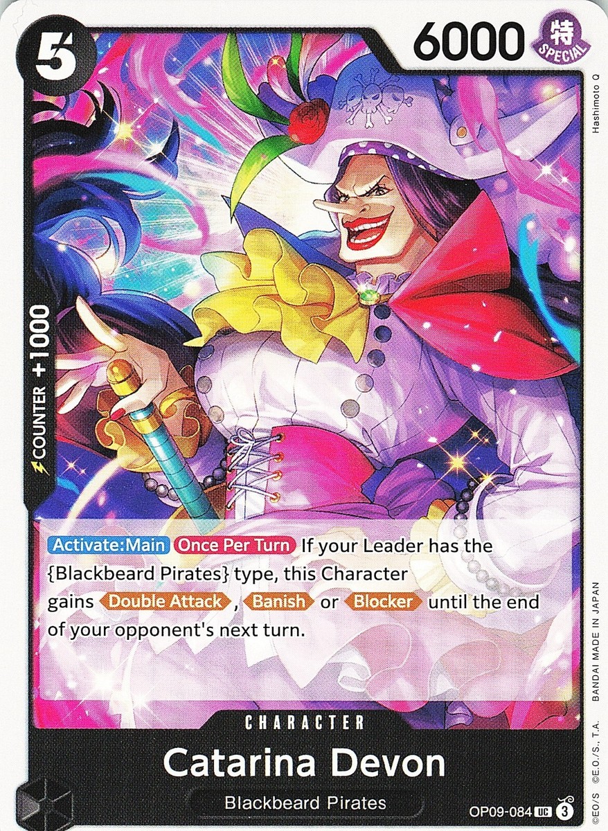 One Piece Emperors in the New World Catarina Devon Card OP09