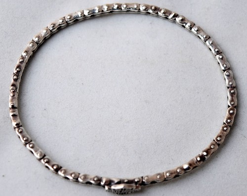 Authentic Harley Davidson Sterling Silver Motorcycle Chain Bracelet - Picture 4 of 8