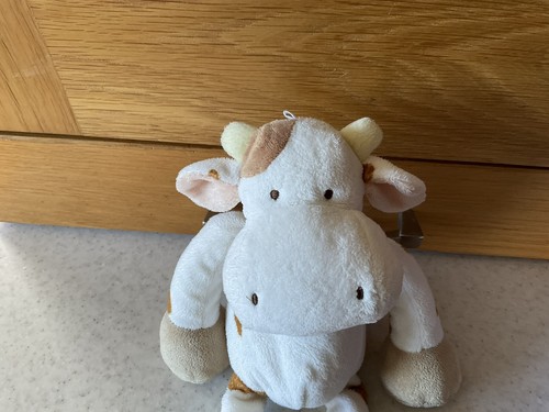 Teddykompaniet Diinglisar Kuh Plüsch. Creme und Hellbraun. 12,5 cm groß. - Bild 4 von 9