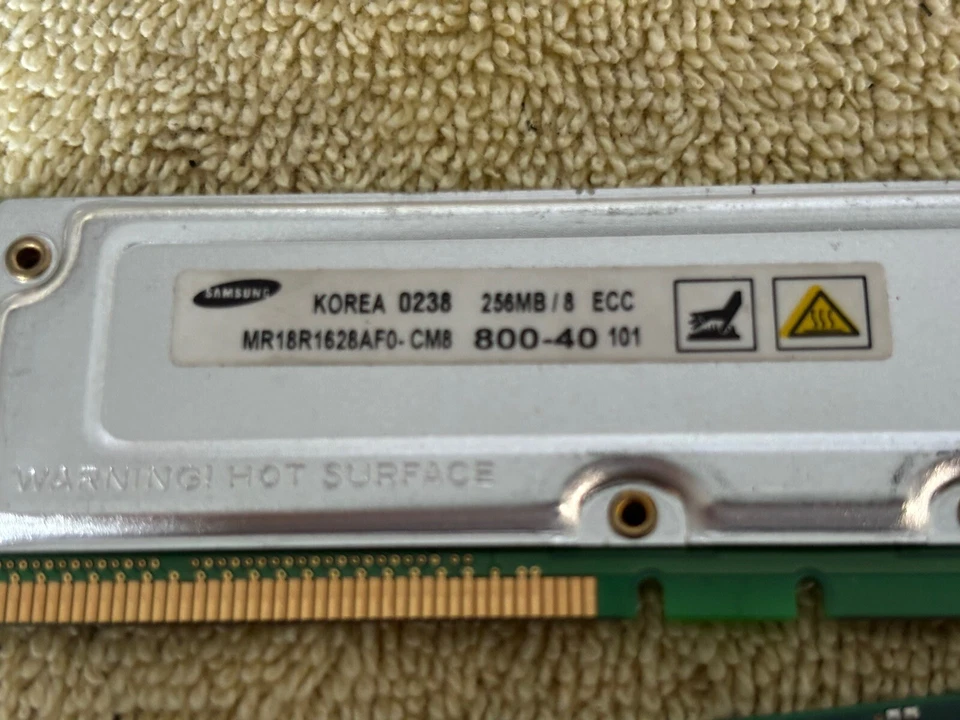 (3) KINGSTON KVR400X64C3AK2/1G (512GBX2) RAM  1GB - Image 3 of 4