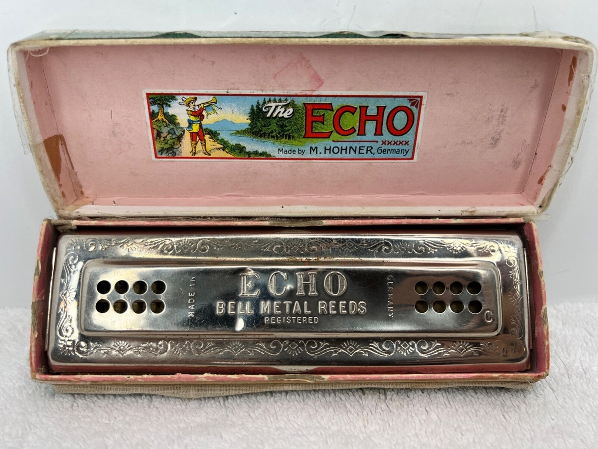 Hohner 1930s Echo Harp Harmonica 56 C/G with original box | eBay