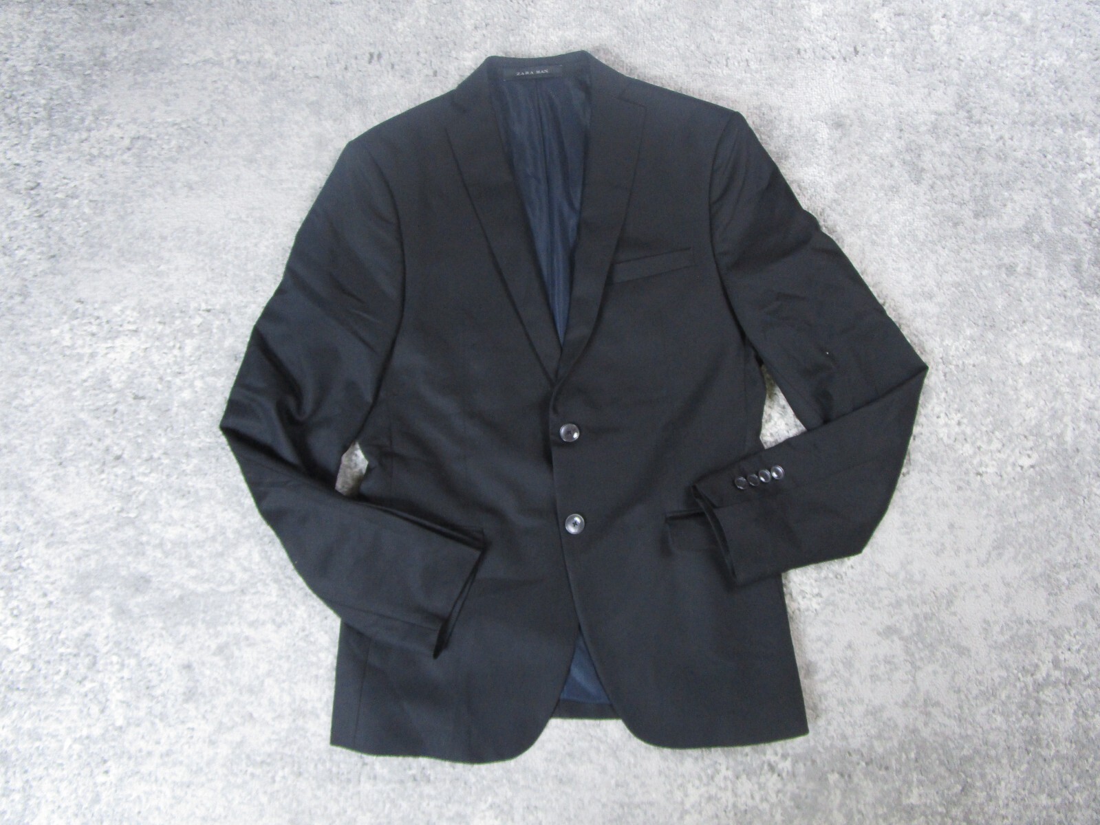 Zara Man Blazer Mens 36 Sport Coat Black Long Sleeve … Gem