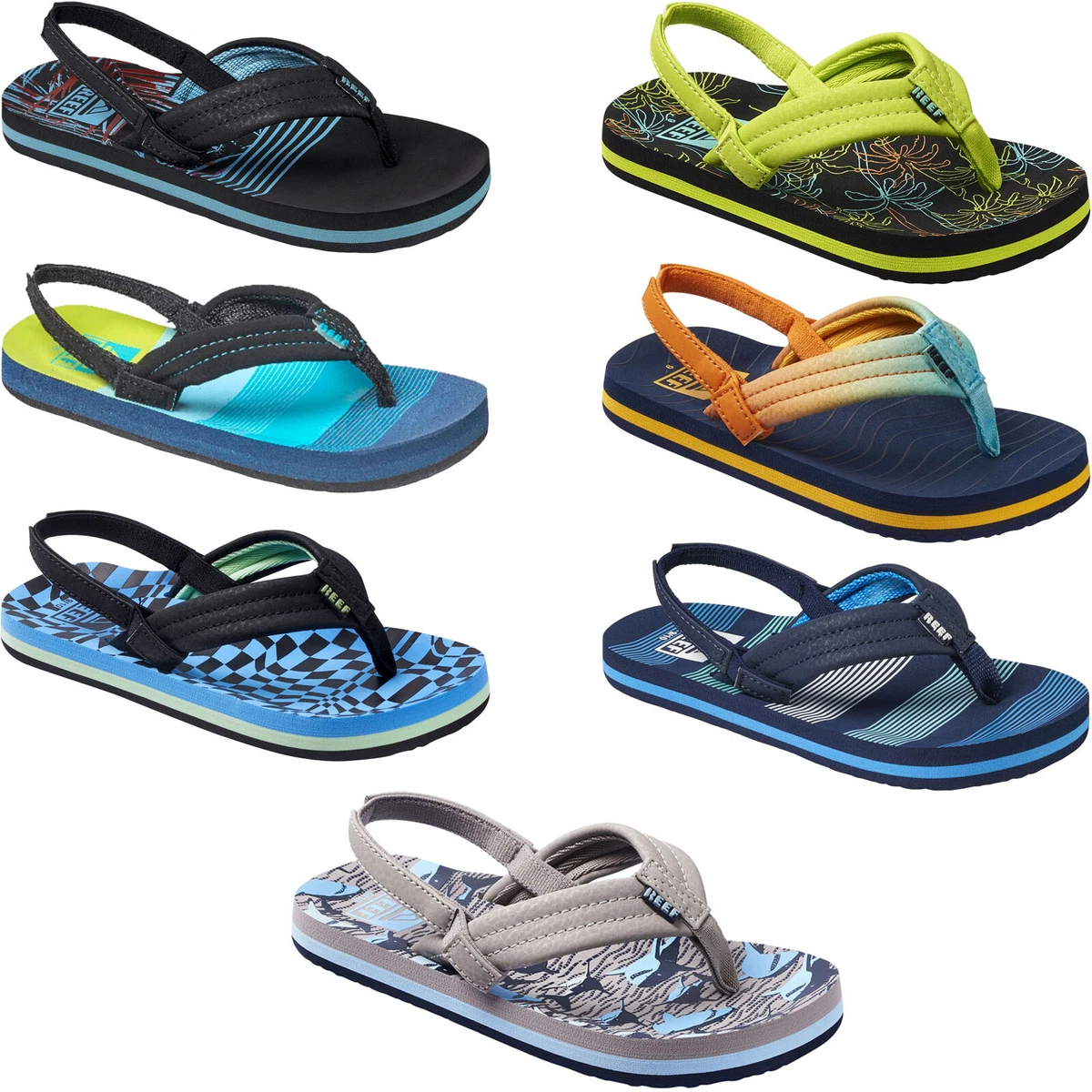 Kids reef thongs sale