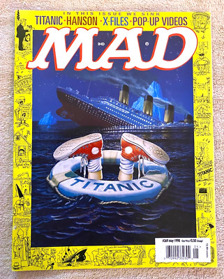 MAY 98 #369 MAD SINKS TITANIC, HANSON, X-FILES, GENERATION X-FILES, LAS VEGAS