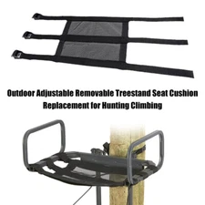 Black Quiet and Comfortable Treestand Seat Replacement for Hunting and Climbing