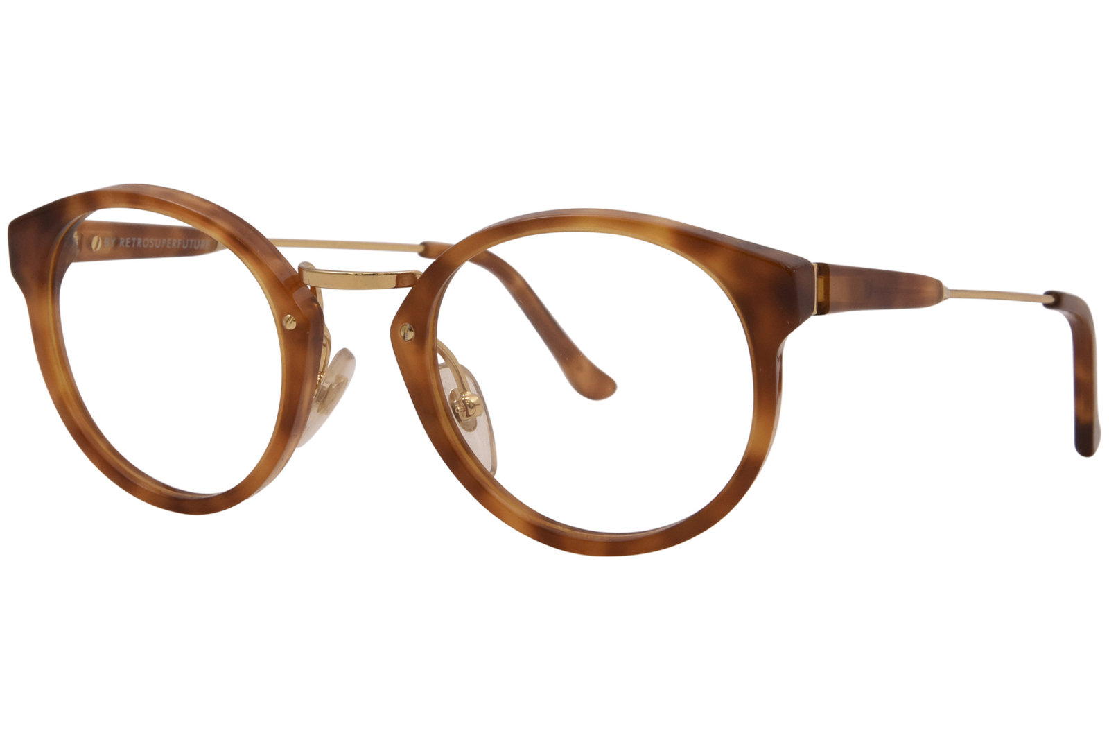 Оправа для очков RetroSuperFuture Panama 623 SS12 в легкой гаванской оправе с полной оправой 47 мм 11990₽