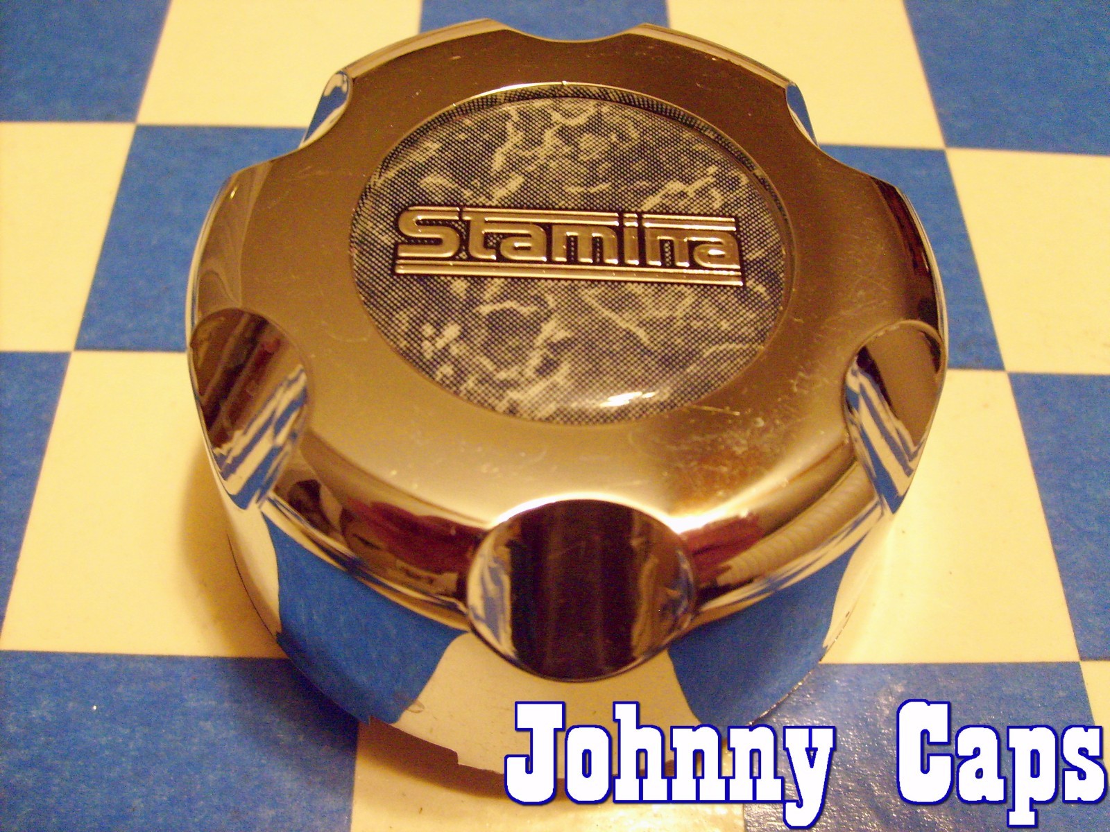 Stamina Wheels Chrome Center Caps # XL-420  Custom Wheel Center Cap (1)
