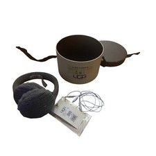 New Ugg Gray Wired Earmuffs w/Box