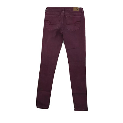American Eagle Jegging Super Stretch Size 4 Women Distressed Skinny AEO 13-33