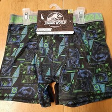 New in Package HANDCRAFT JURASSIC WORLD 2 pr BOXER BRIEF UNDERWEAR Size 10