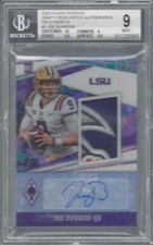 JOE BURROW 2020 CHRONICLES PHOENIX PSYCHEDELIC PATCH AUTO RC /5 BGS 9 10 POP 1/1