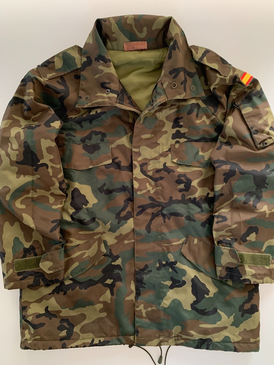 OLDSCHOOL Spanish M82 Camo Cold Weather Coat Army Legion Spain | eBay