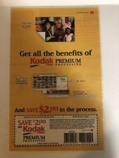 1999 Kodak Premium Coupon Vintage Print Ad Advertisement pa21