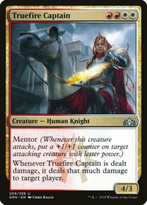 4 Truefire Captain 4x x4 - NM - Guilds of Ravnica - SPARROW MAGIC
