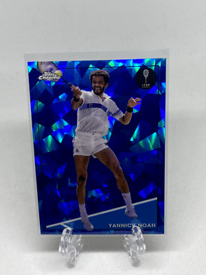 2021 Topps Chrome Sapphire Tennis Yannick Noah #50 HOF