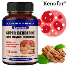 Super Berberine Capsules - Balance Blood Sugar,Supports Cardiovascular Health