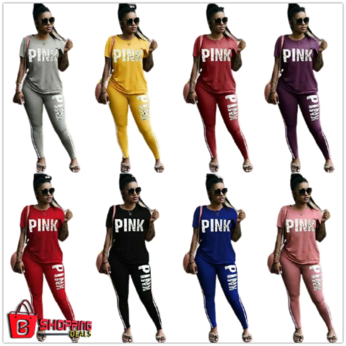 Women High Waisted Leggings with Sports bra Workout Outfits Plus