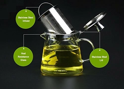 Xícara infusor de chá de vidro iRSE - Imagem 2 de 4