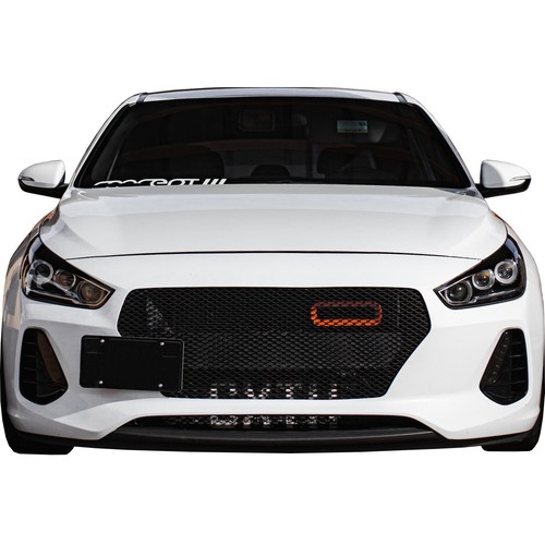 Parrilla de malla CCG Gloss Black Perf GT para 2018 - Hyundai Elantra GT 2020 parrilla - Imagen 3 de 10
