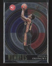 2020-21 Panini Select Numbers Onyeka Okongwu RC #24 Atlanta Hawks