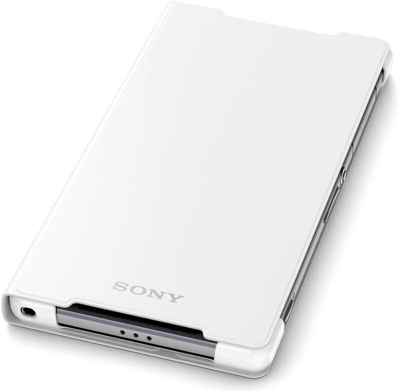 Funda Protectora Original Sony Funda Folio para Sony Xperia Z2 Blanca Foto 2 de 4