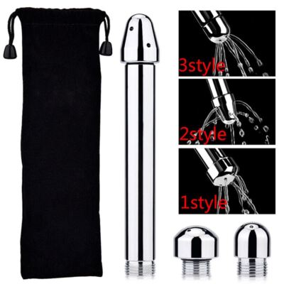 Metal Shower Cleansing Kit Vaginal Anal Enema Colon Douche Enema System Colonic