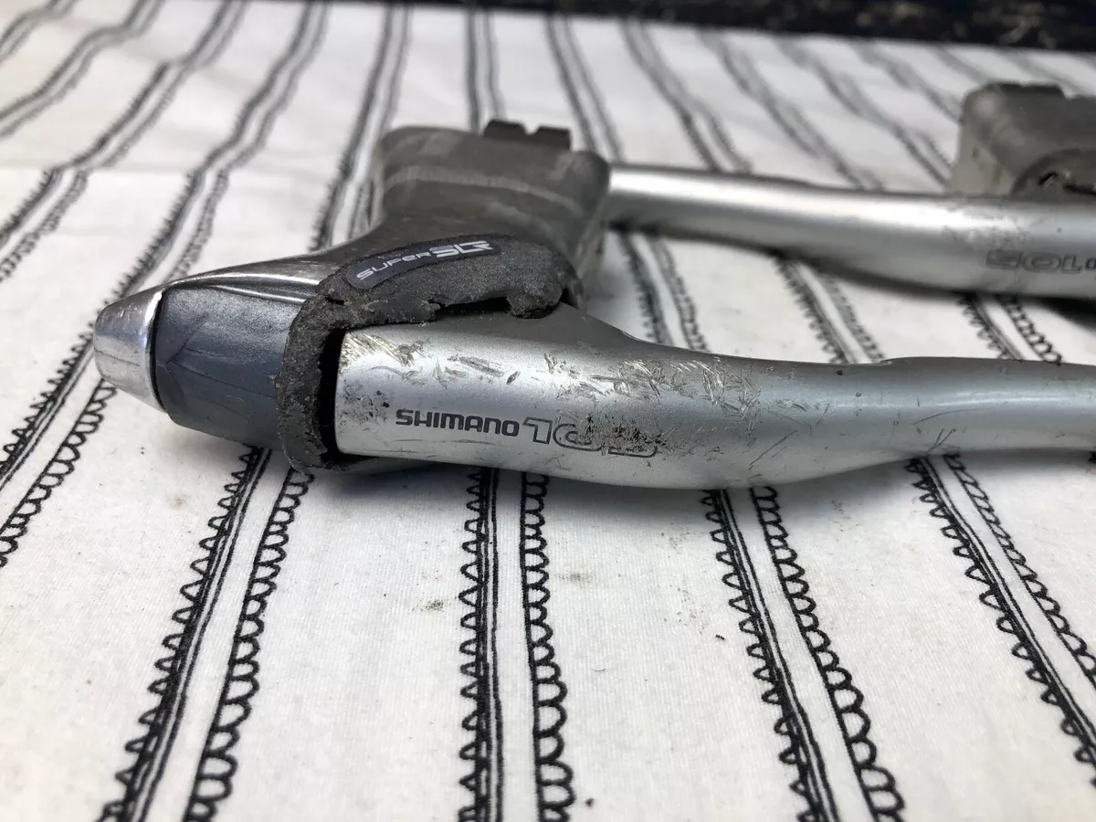 SHIMANO 105 SLR AERO TYPE BICYCLE DROP BAR BRAKE LEVERS BL 1055 NO HOODS