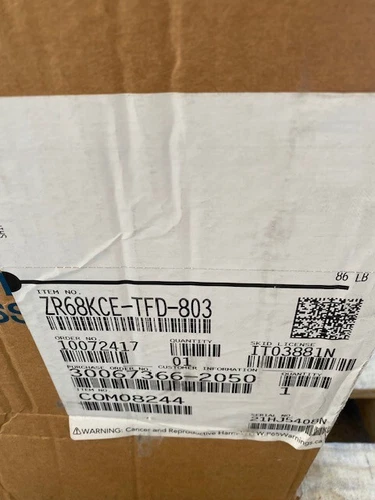 Copeland ZR68KCE-TFD-803 Scroll Compressor