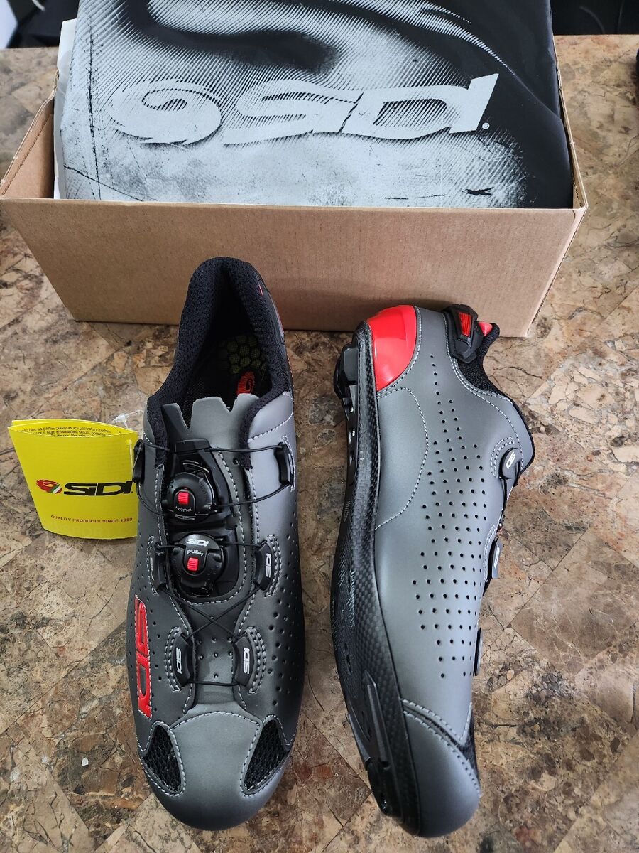 Sidi Shot 2 Road Cycling Shoes Black/Anthracite Gray Men's Sidi Shot 2 Road Cycling Shoes Black/Anthracite Gray Men's