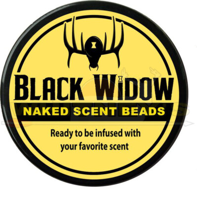 Black Widow Deer Lures Naked Scent Beads - Ready to be Infused - 2oz