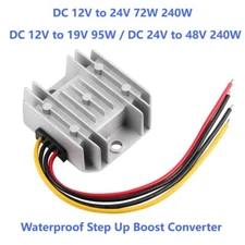 DC12V to 24V Step Up Converter 24V to 48V Boost Converter 72W 95W 240W Regulator