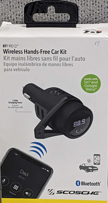 Scosche BTFREQ Wireless Hands-Free Car Kit (2 USB Charging Ports)