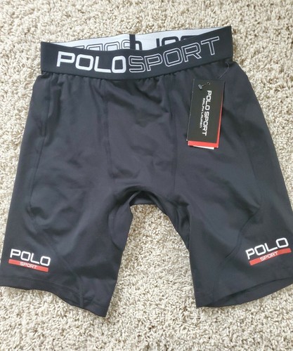 Mens Polo Sport Compression Shorts 
