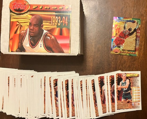 1993-94 TOPPS Finest Basketball Complete Set (1-220) Includes Jordan!