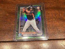 2024 Bowman Chrome 1st Green Reptillian Refractor Miguel Palma 29/99