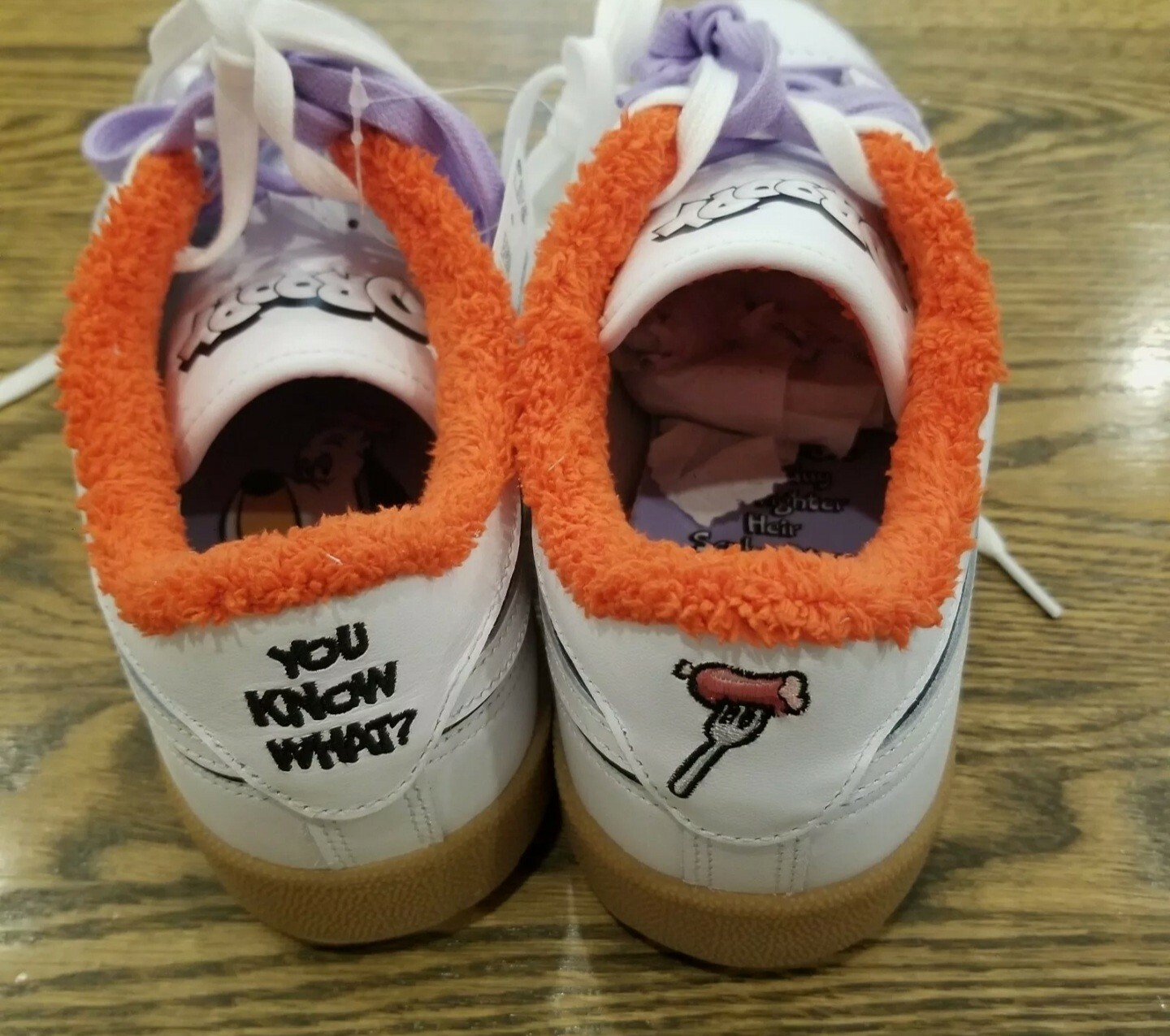 REEBOK TOM AND JERRY X CLUB C REVENGE YOUTH KIDS BOYS SHOES SIZE 3.5 DROOPY  thumbnail 6