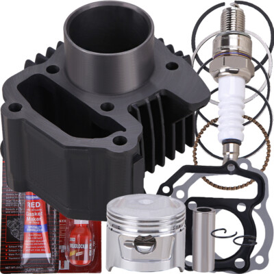 80cc Engine Piston Cylinder Top End Kit Fit for Yamaha Badger 80 YFM80 1985-2001
