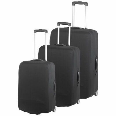 Xcase 3er-Set Elastische Schutzhüllen für Koffer mit 53 - 66 cm Höhe