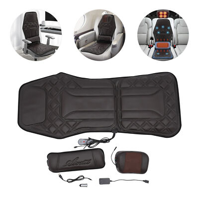 9 Gears Car Truck Massage Pad Massage Chair Pad Heat Seat Cover Cushion 120*50cm