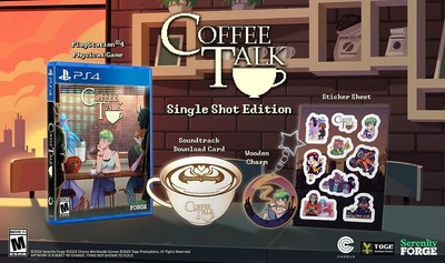 PS4 Coffee Talk Single Shot Edition North America ver. Software Sticker Charm