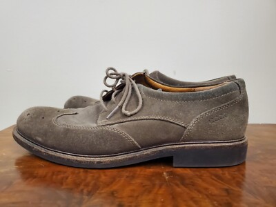 ECCO Men’s Suede Oxford Wingtip Shoes Taupe Size 45 US 11–11.5 m_63bdfb478634cbca4d0a5f21.jpeg main image 2