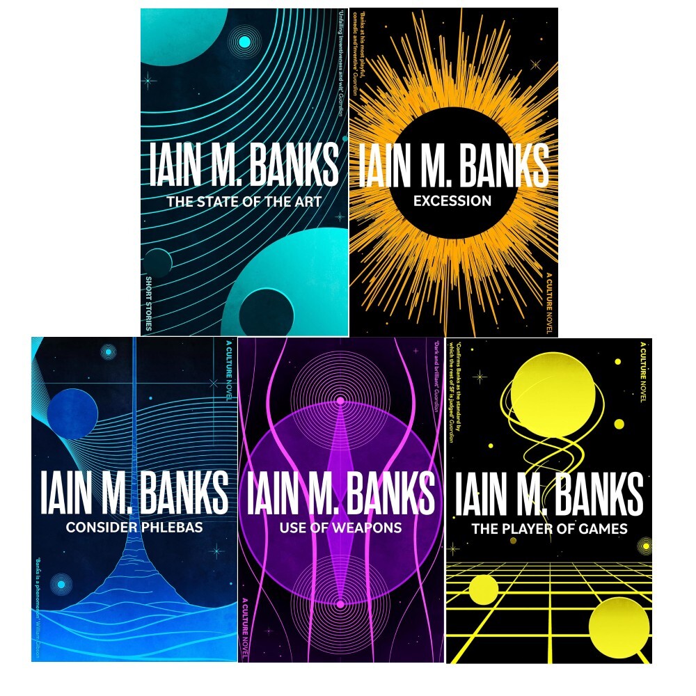 Culture series 1 : 5 books collection iain m banks set (Phlebas,Games,Weapons)
