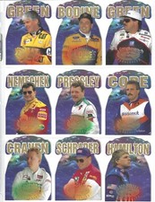 1997 Race Sharks HAMMERHEAD PARALLEL-#10 Bobby Hamilton--/1350!-ONE CARD ONLY!