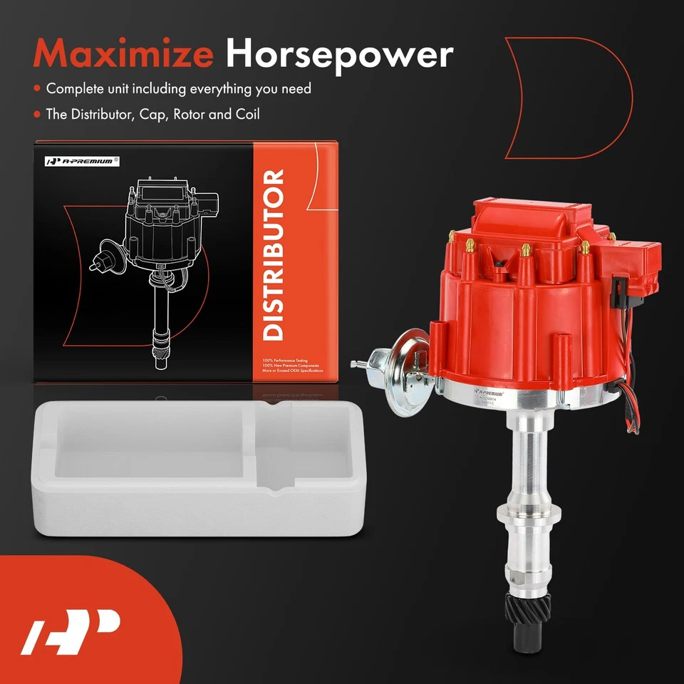 Ignition Distributor w/ Cap & Rotor for Pontiac Grand Am Firebird Grand Prix GTO - Image 2 of 4