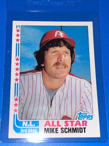 Topps 1982 Mike Schmidt All Star Baseball Card 339 Set Break NM MINT 