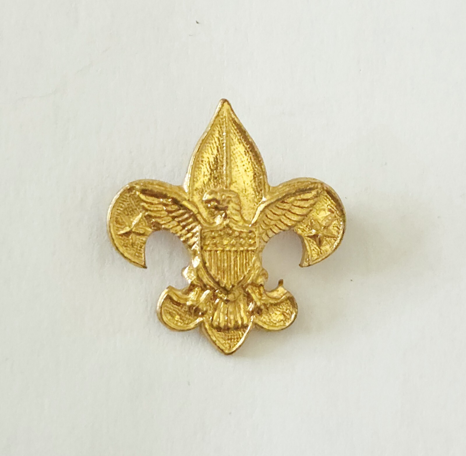 Boy Scout Tenderfoot Collar Lapel Badge BS of A Pat 1911 Safety Pin