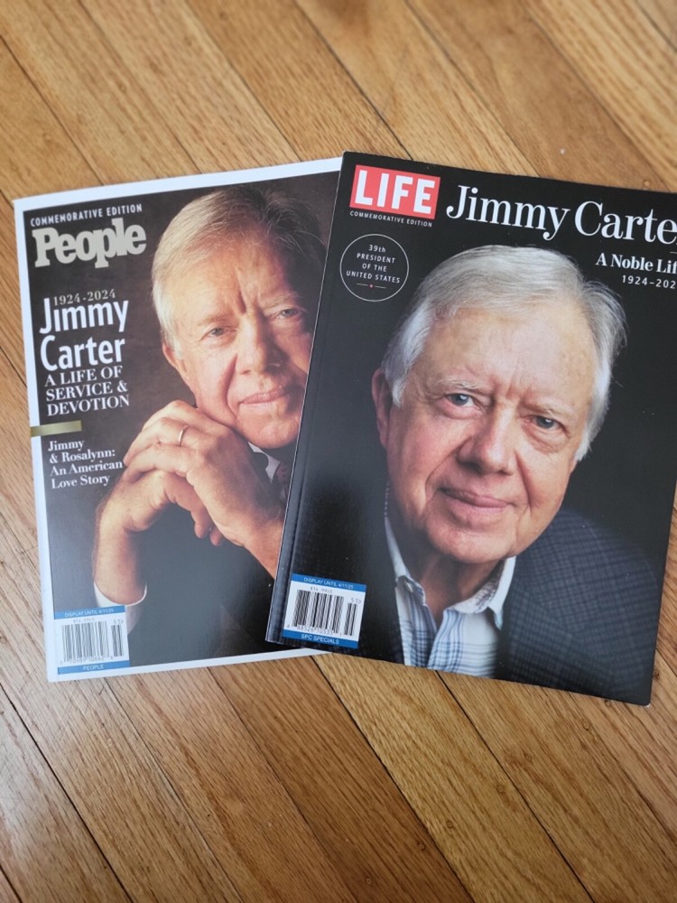 2 jimmy Carter magazines people & life🇺🇸